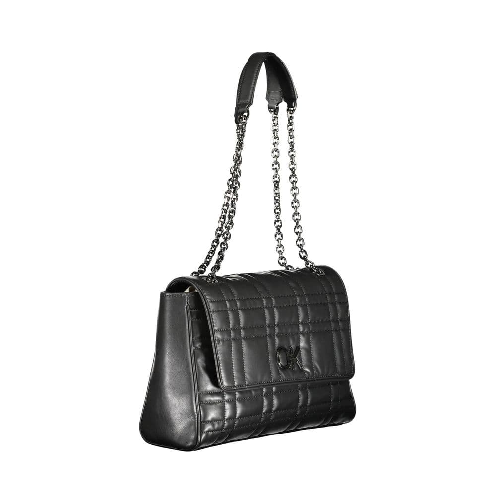 Calvin Klein Nero Polyester Womens Handbag - 2