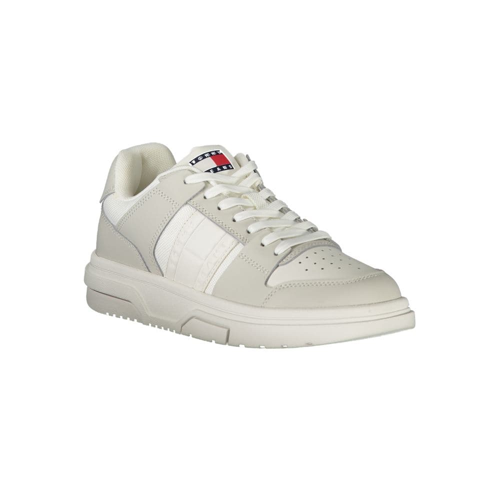 Tommy Hilfiger White Leather Women Sneaker - 2