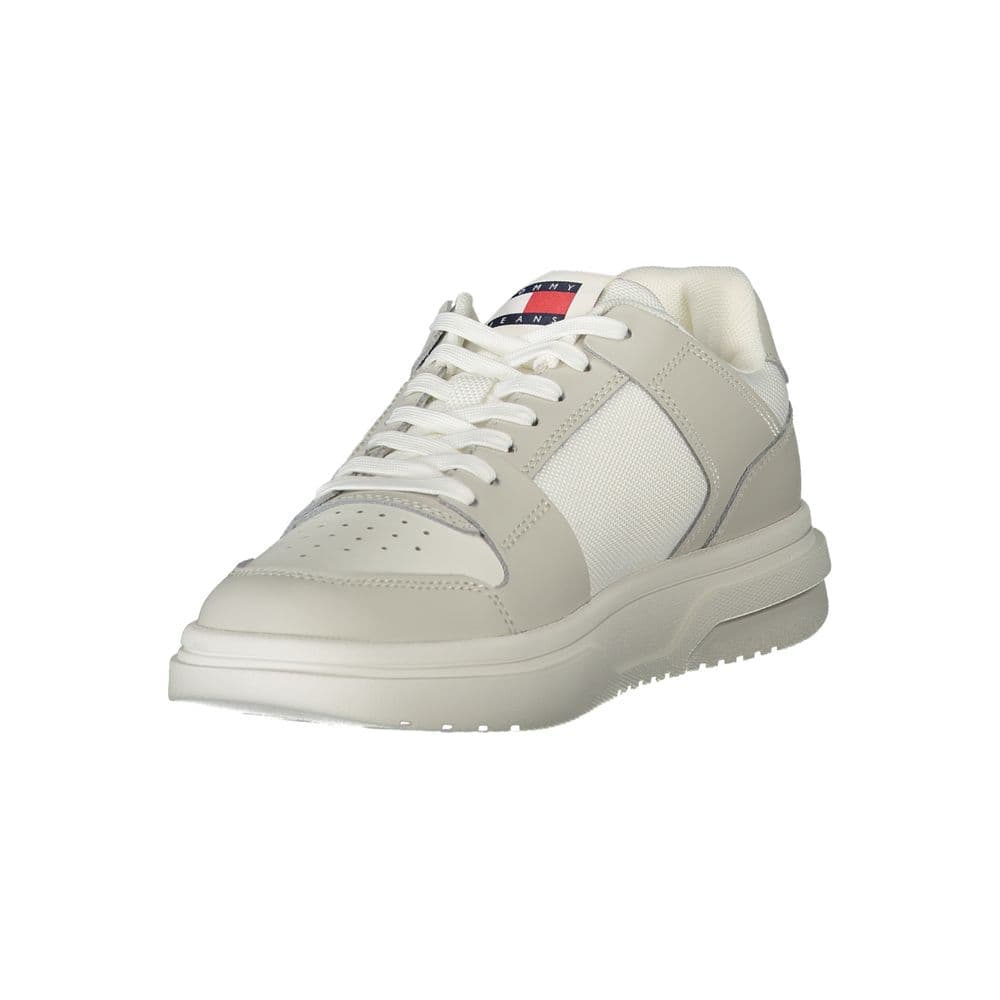 Tommy Hilfiger White Leather Women Sneaker - 3