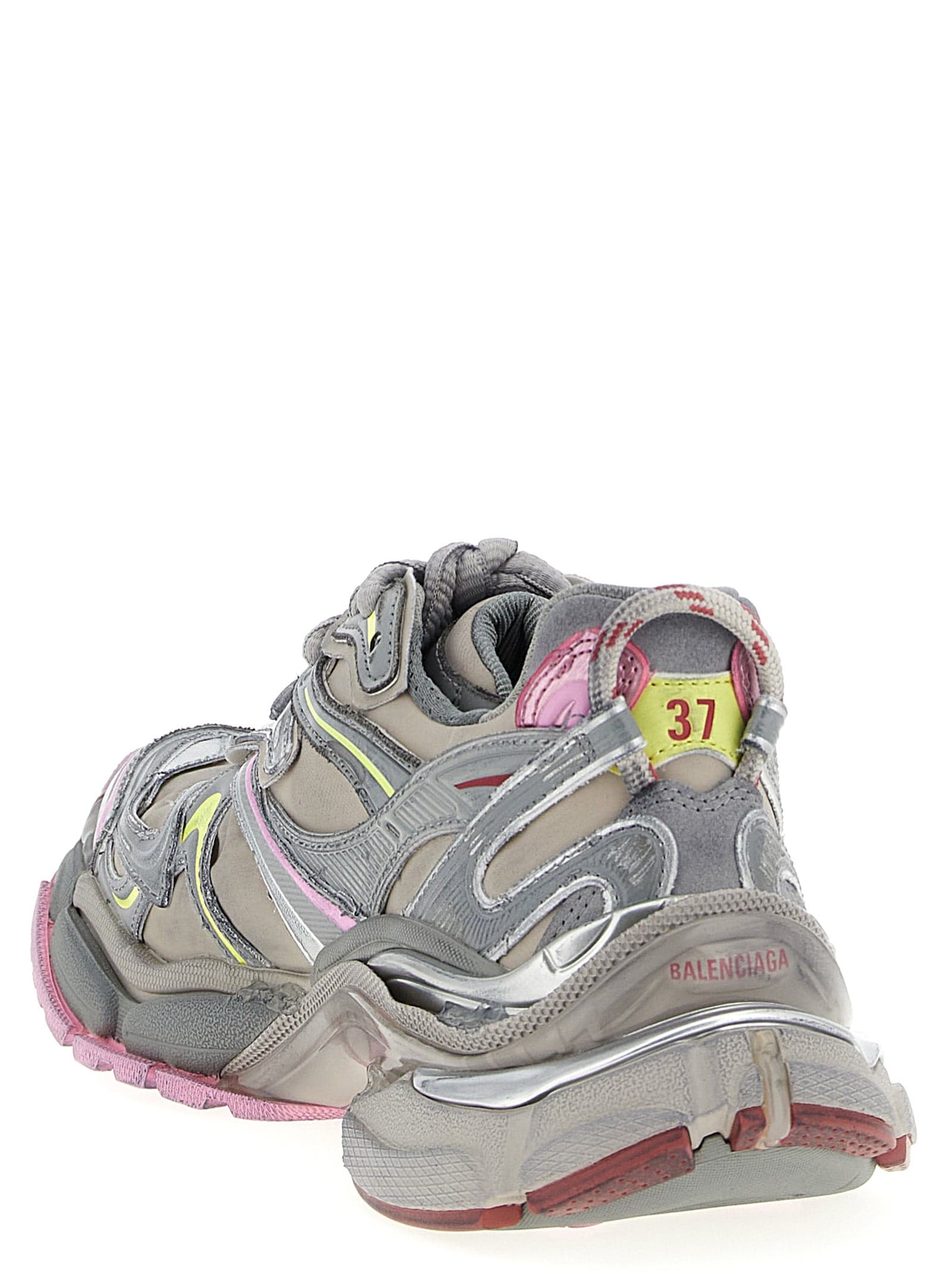 Balenciaga Multicolor Polyethylene Athletic Sneakers - 3