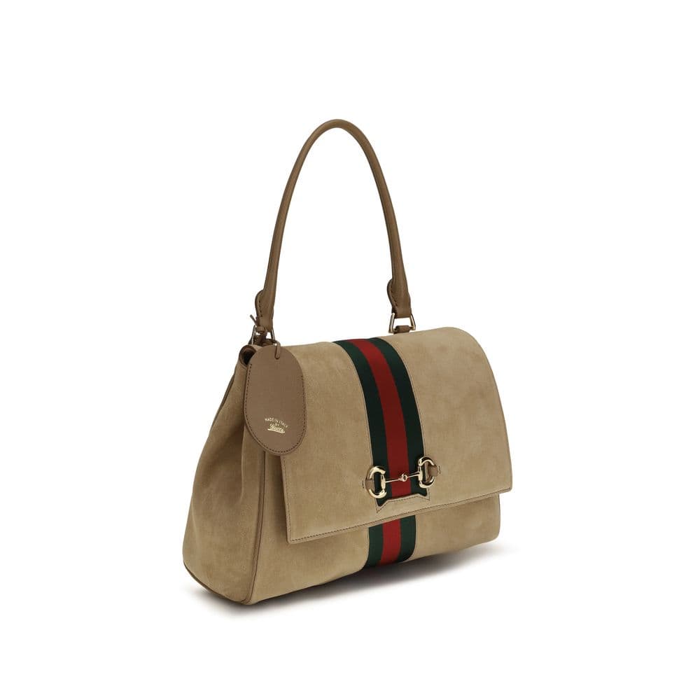 Gucci Beige Calf Leather Bos Taurus Handbag - 2