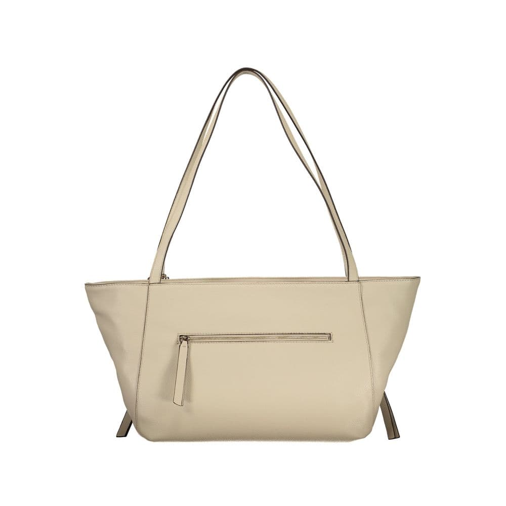 Guess Jeans Beige Polyurethane Women's Bag - 2