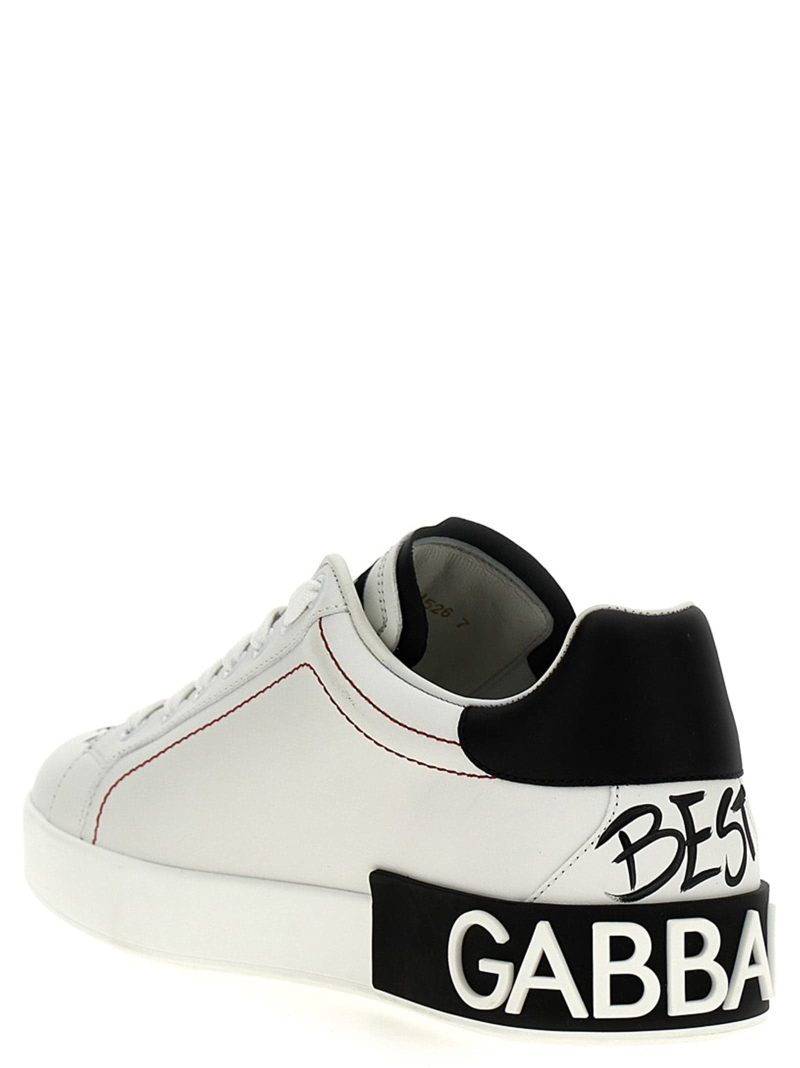 Dolce & Gabbana Bicolor Calfskin Sneakers - 2