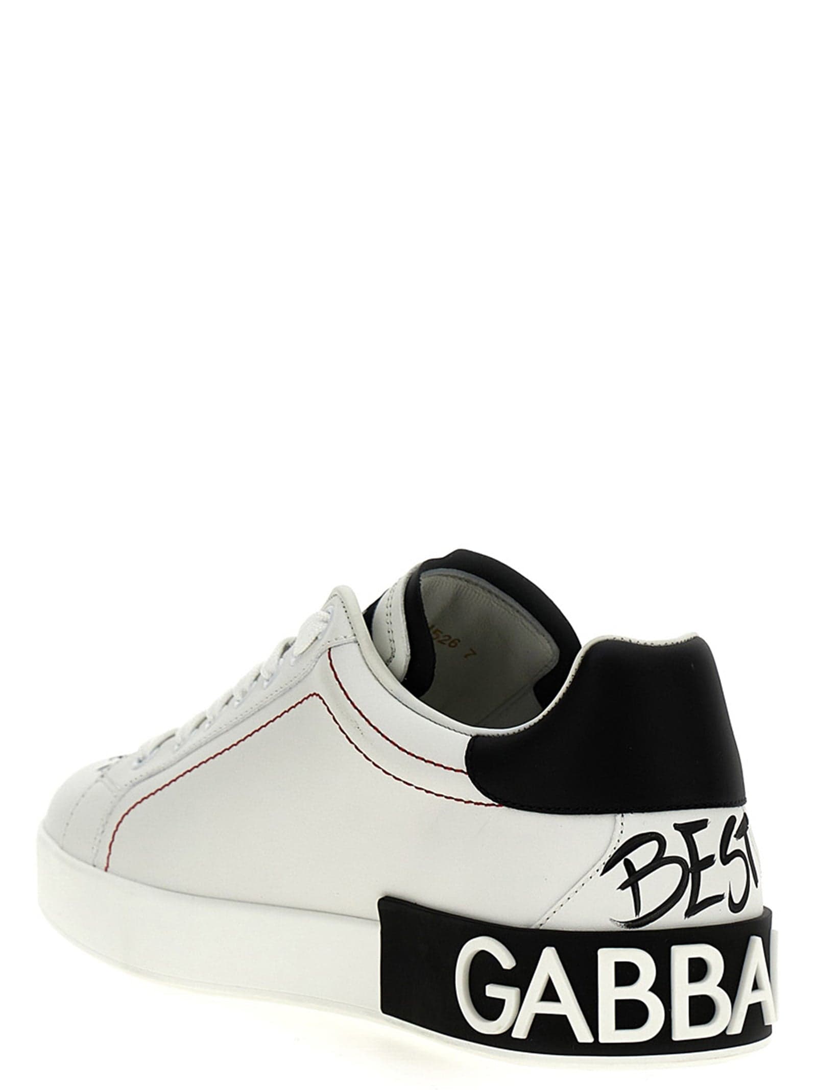 Dolce & Gabbana Bicolor Calfskin Sneakers - 4