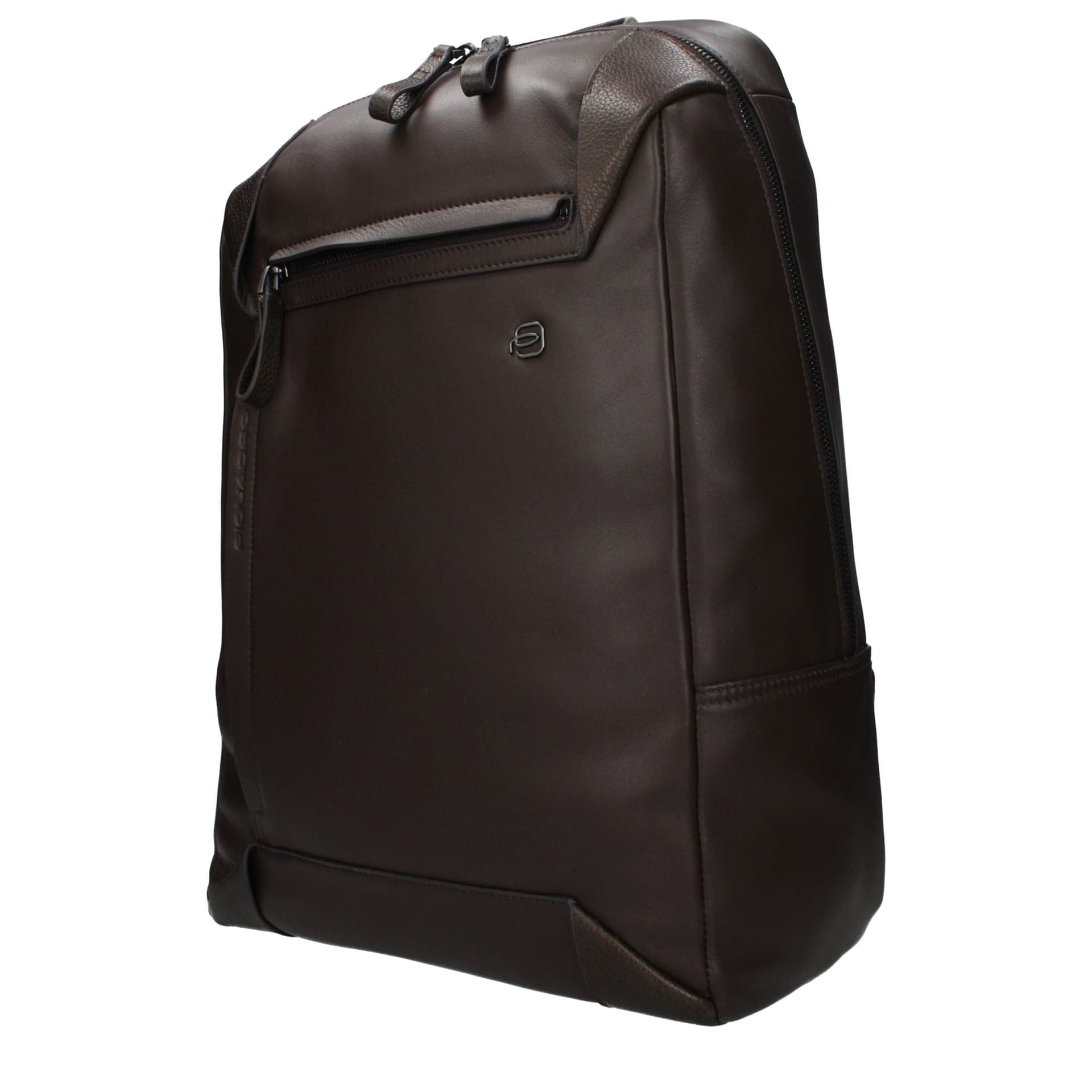 Piquadro Brown Leather Backpack - 2