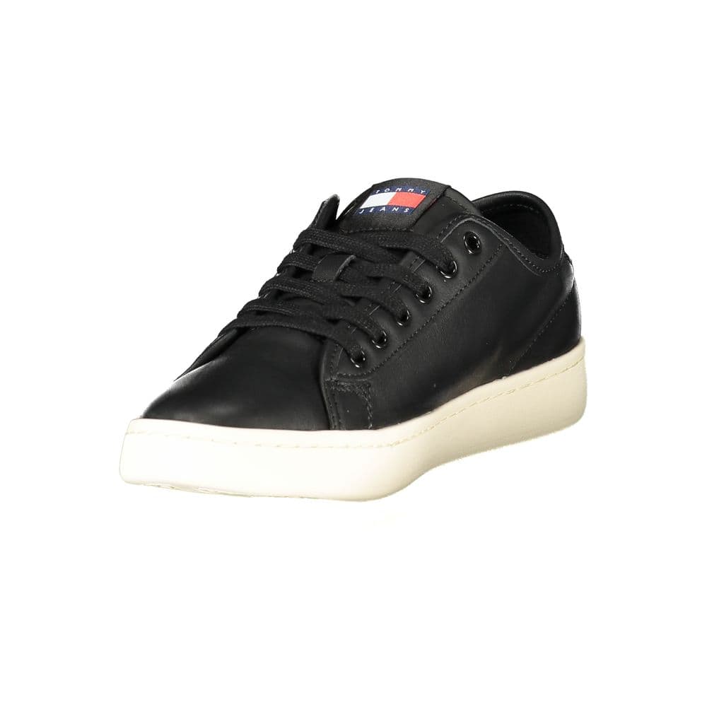 Tommy Hilfiger Black Polyurethane Women Sneaker - 3