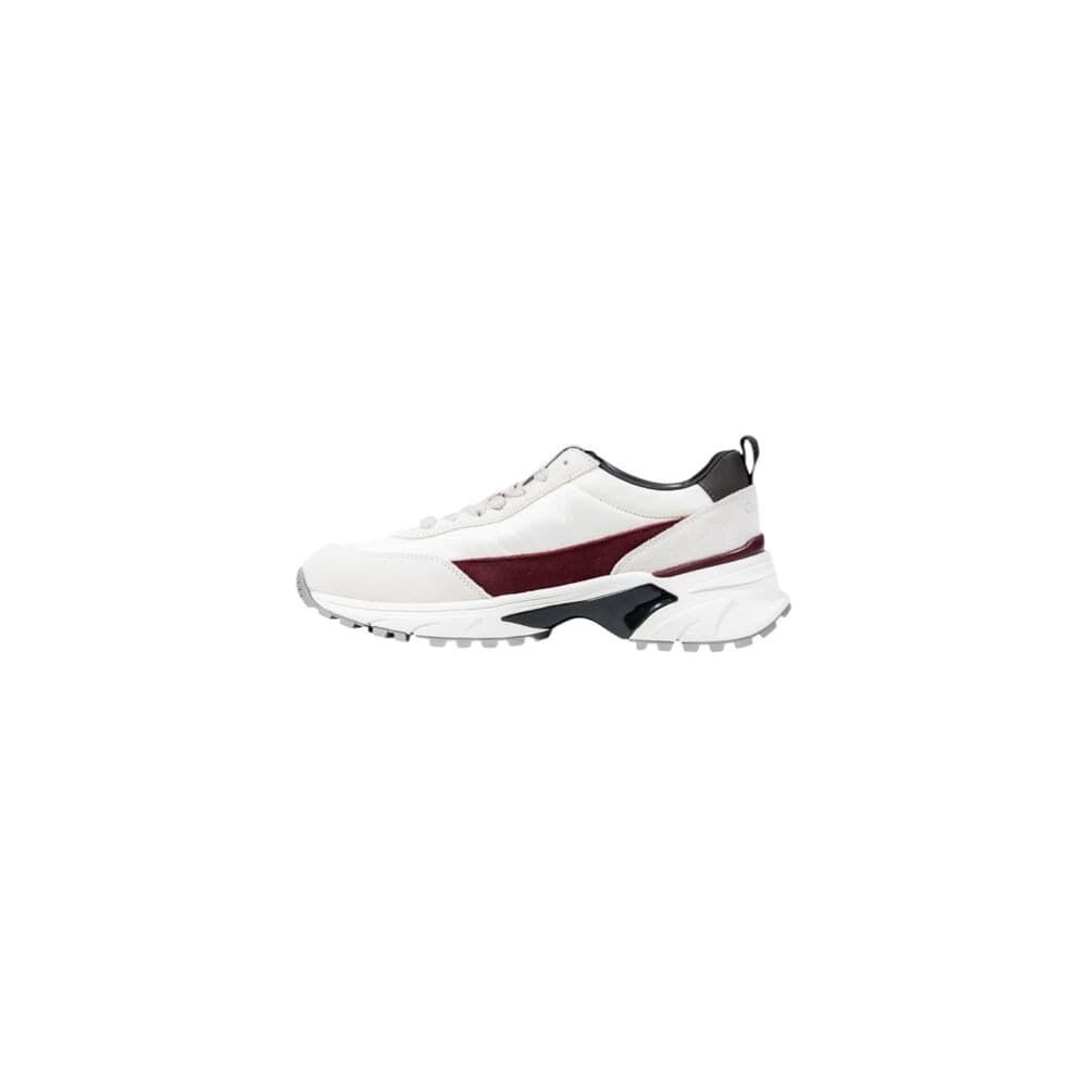 Calvin Klein Cream Suede Leather Chunky Sneakers - 3