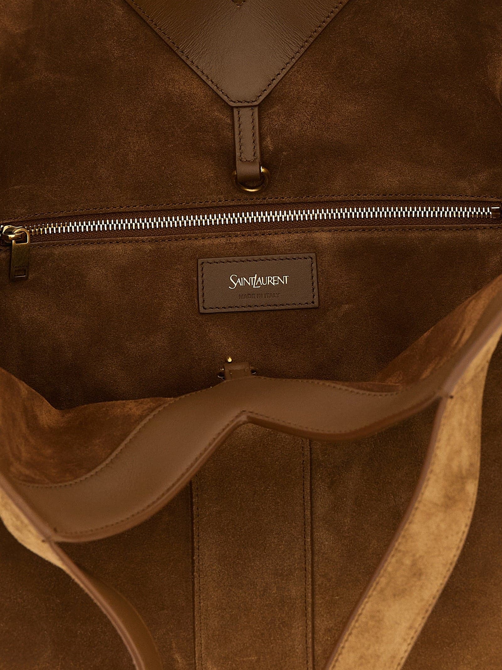 Saint Laurent Brown Calfskin Tote Bag - 4