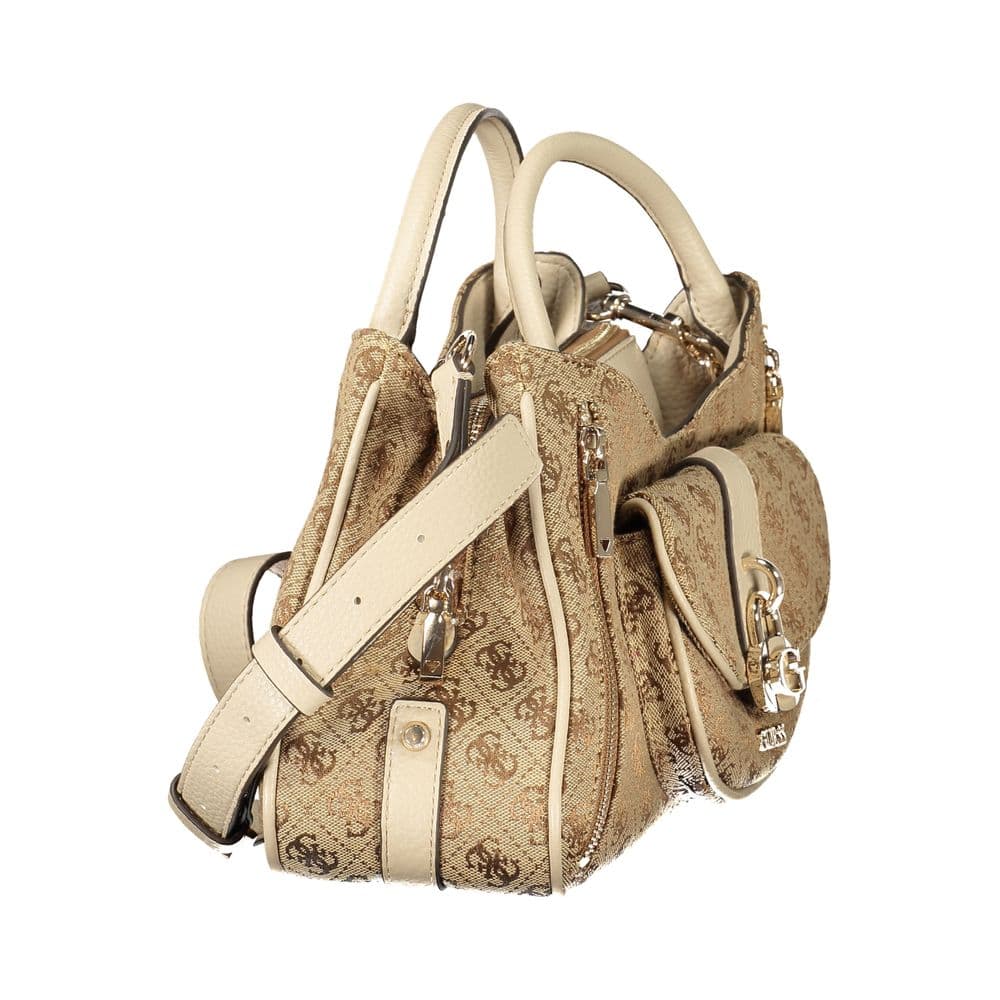 Guess Jeans Beige Poliuretano Women Handbag - 3