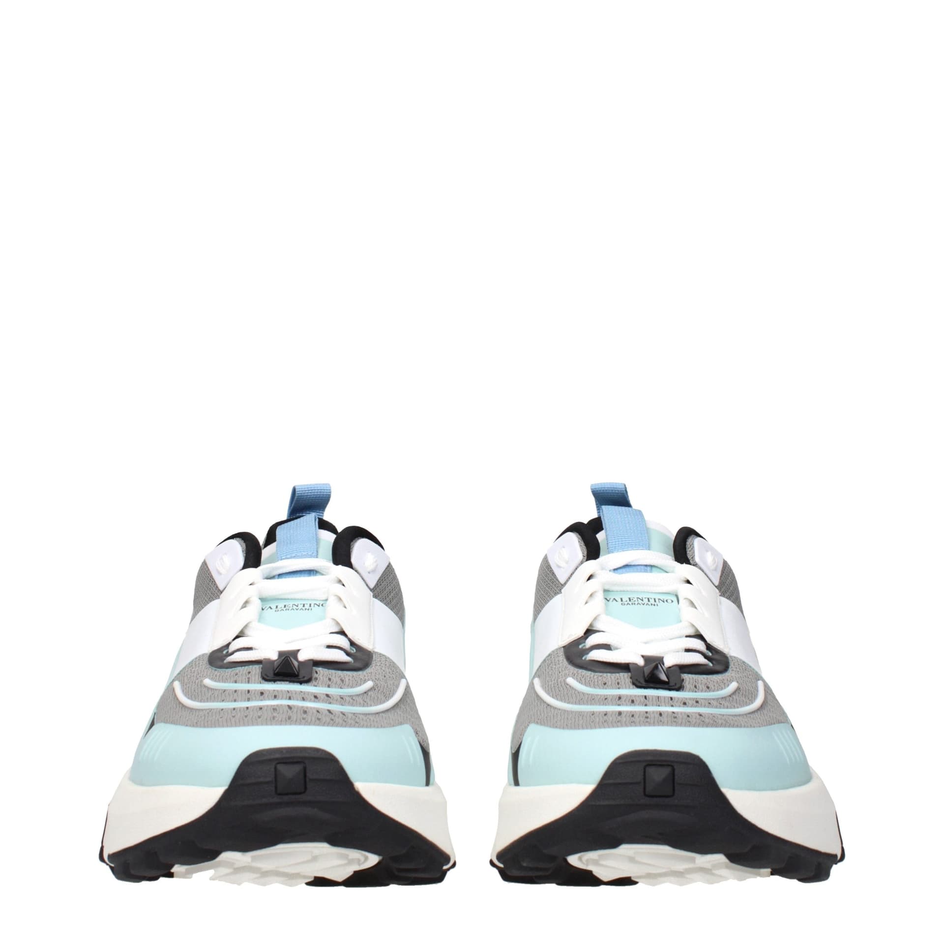 Valentino Garavani Gray Fabric Athletic Sneakers - 3