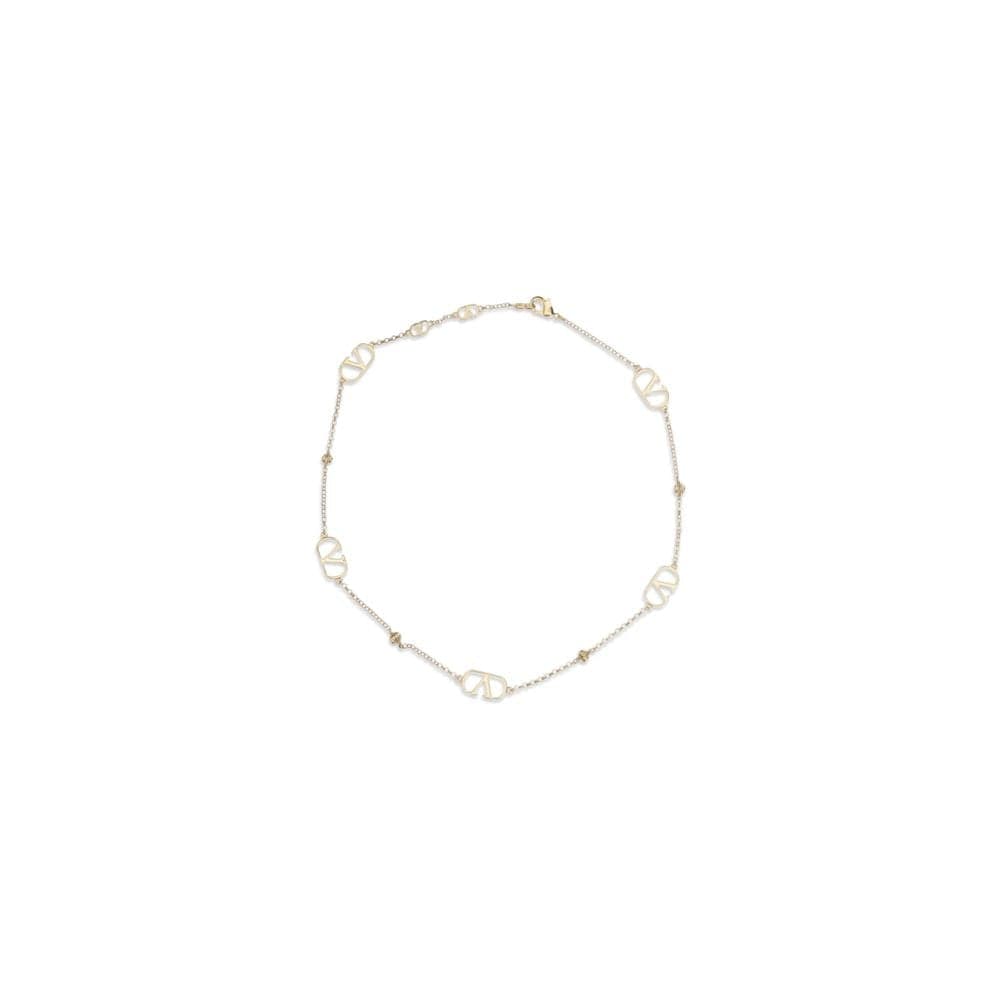 Valentino Garavani Gold Metal Necklace