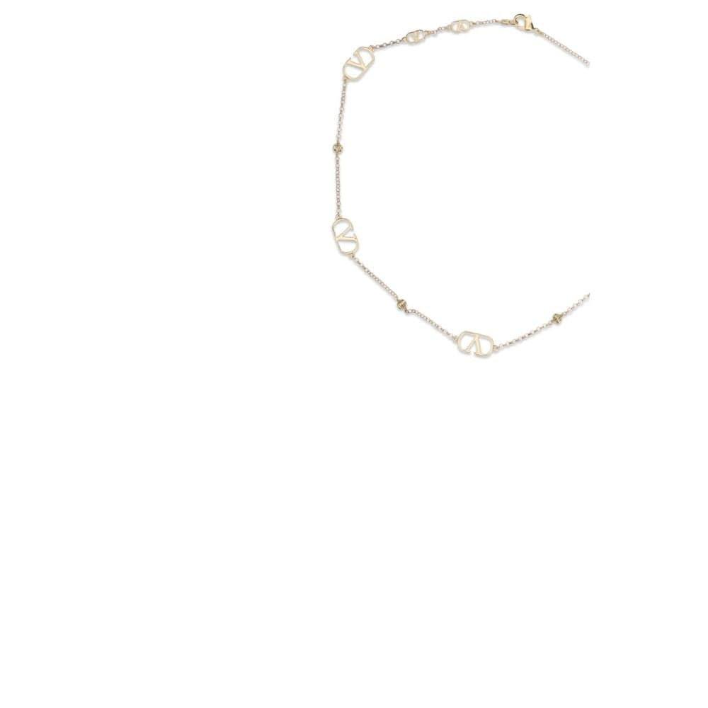 Valentino Garavani Gold Metal Necklace - 3