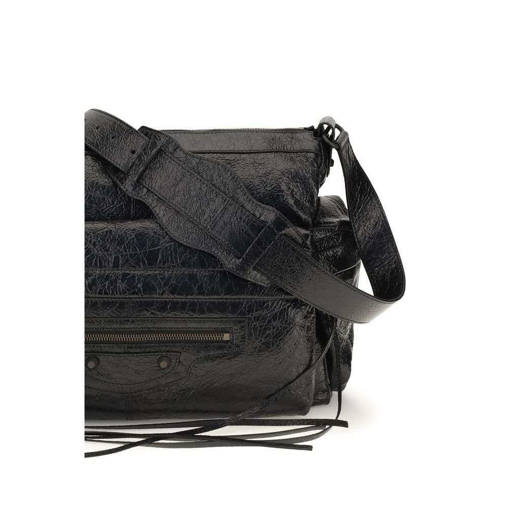 Balenciaga Black Lamb Ovis Aries Aries Shoulder Bag - 4