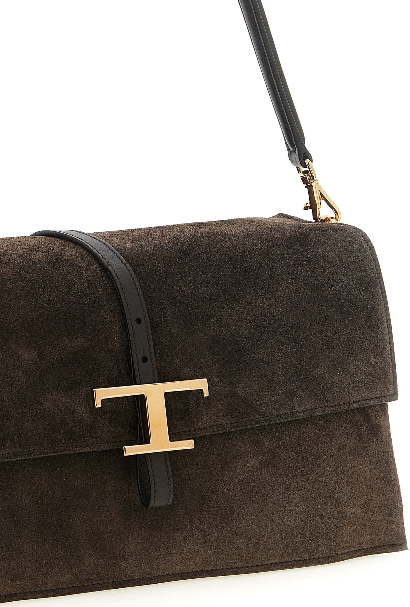 Tod's Brown Calfskin Shoulder Bag - 3