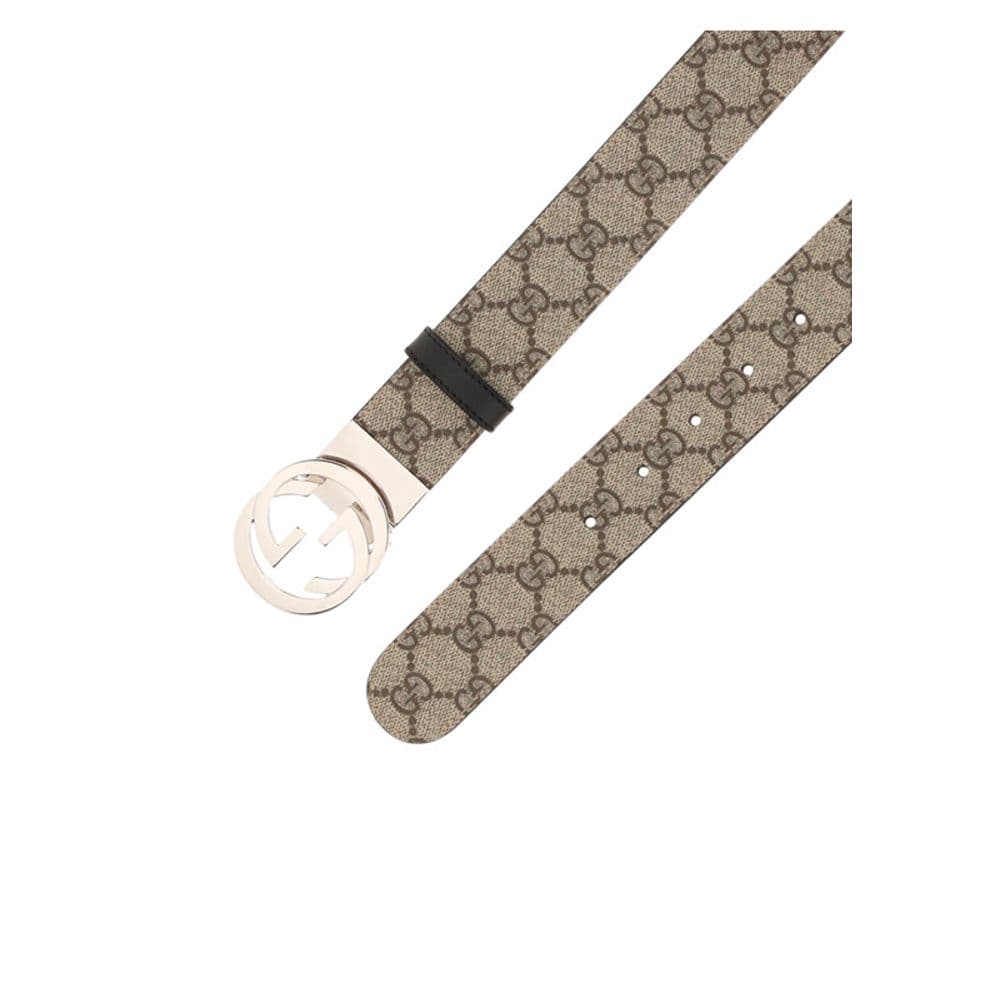 Gucci Brown Cotton Regular Belt - 2