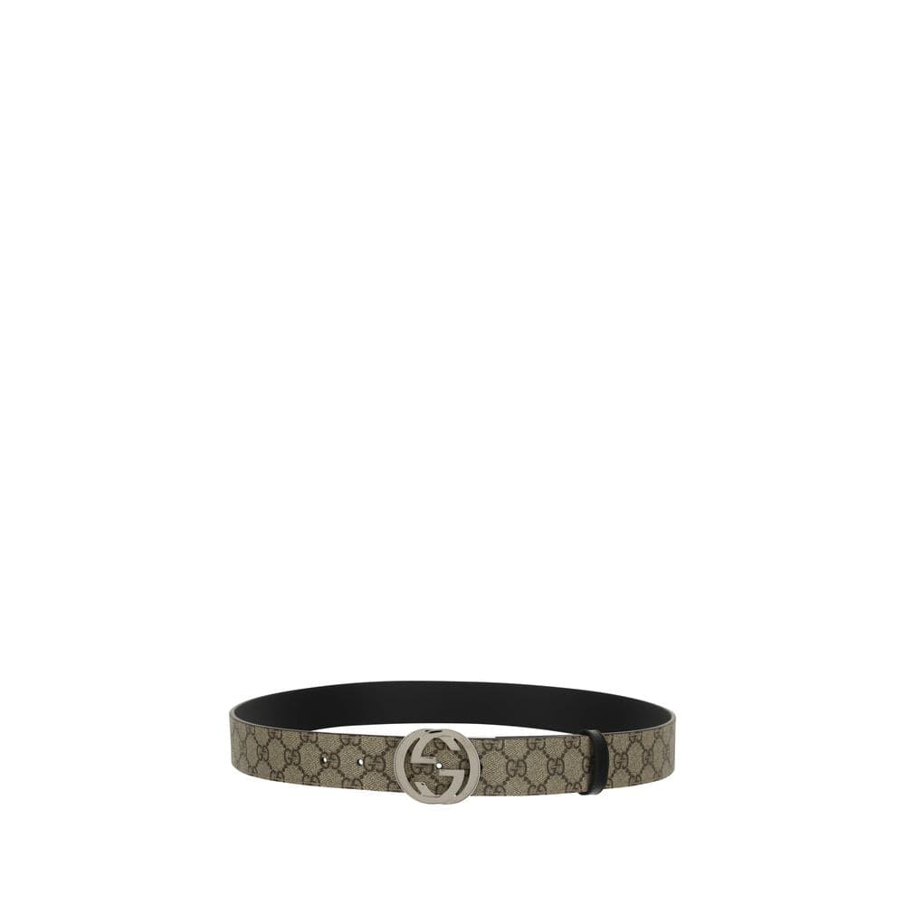 Gucci Brown Cotton Regular Belt - 4