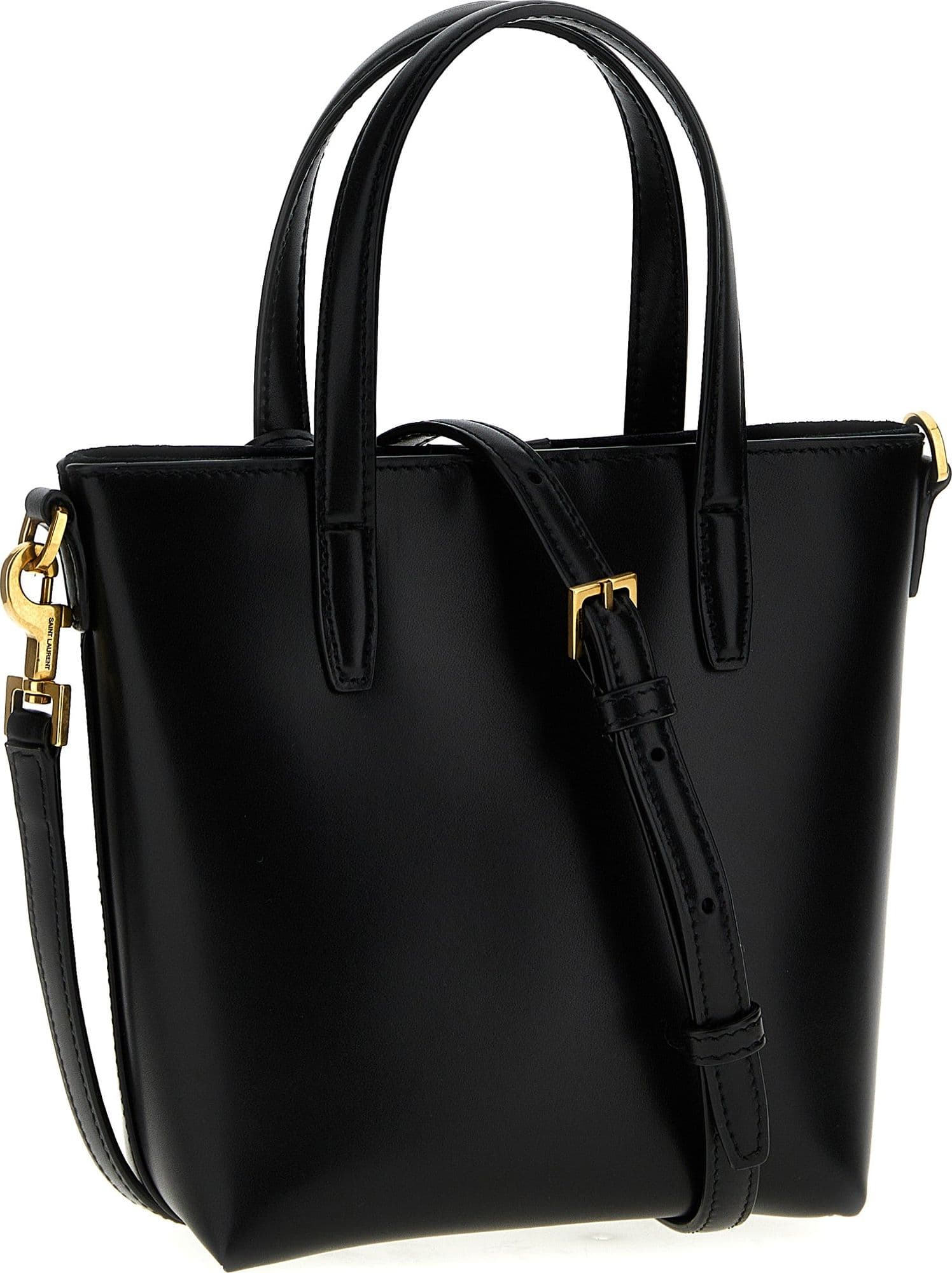 Saint Laurent Black Calfskin Tote Bag - 2