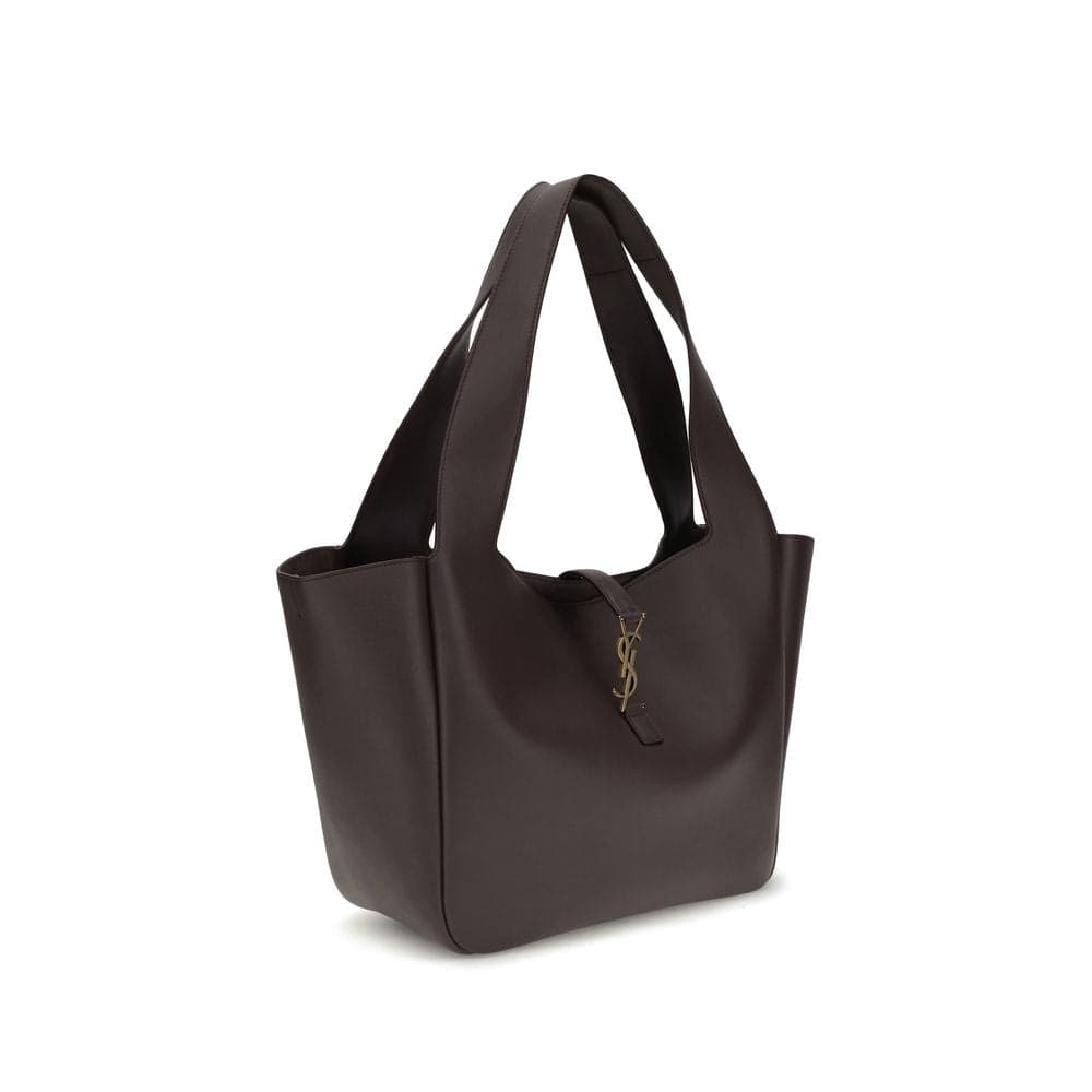 Saint Laurent Brown Calf Leather Bos Taurus Shoulder Bag - 2