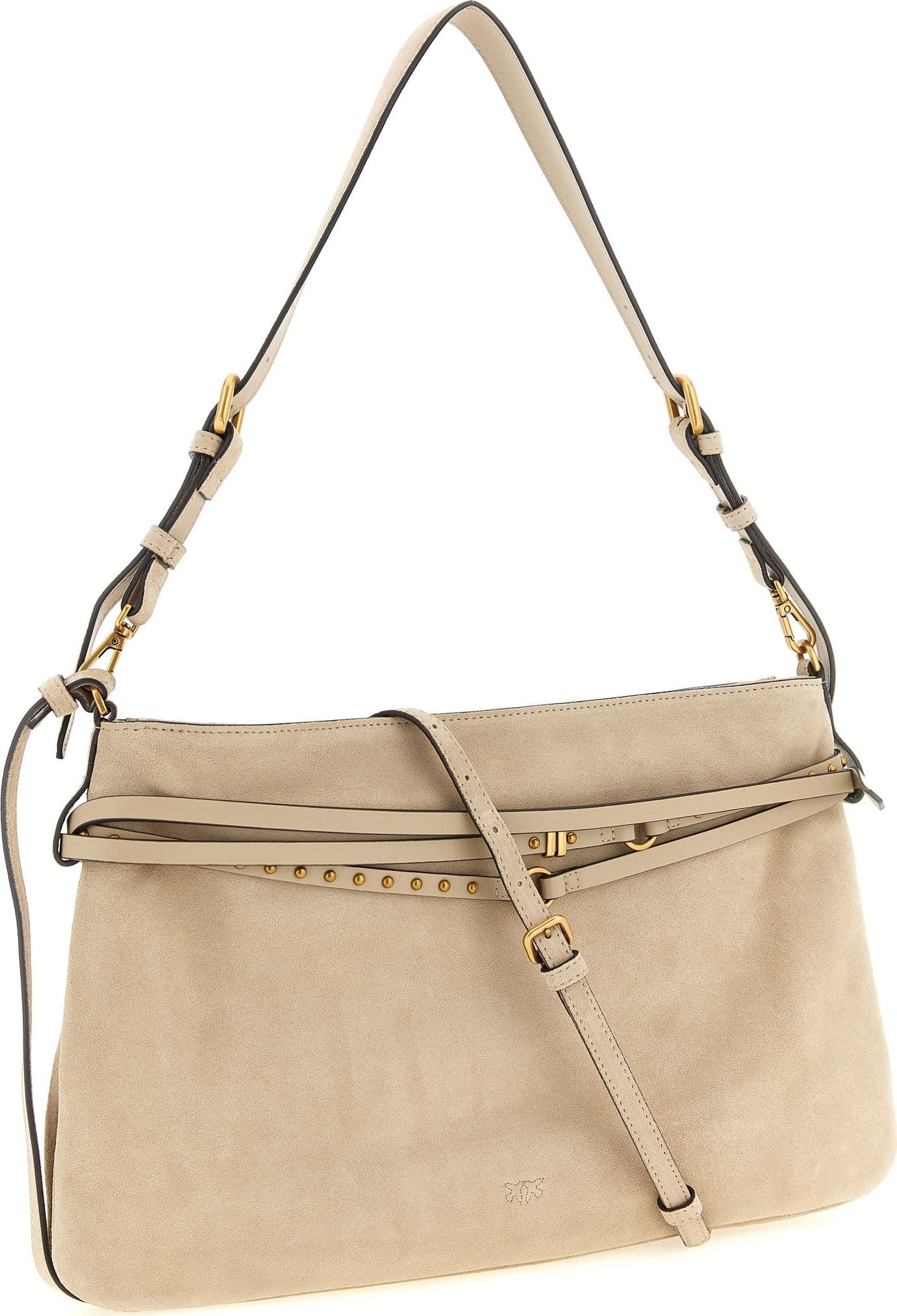 PINKO Beige Cowhide Shoulder Bag - 2