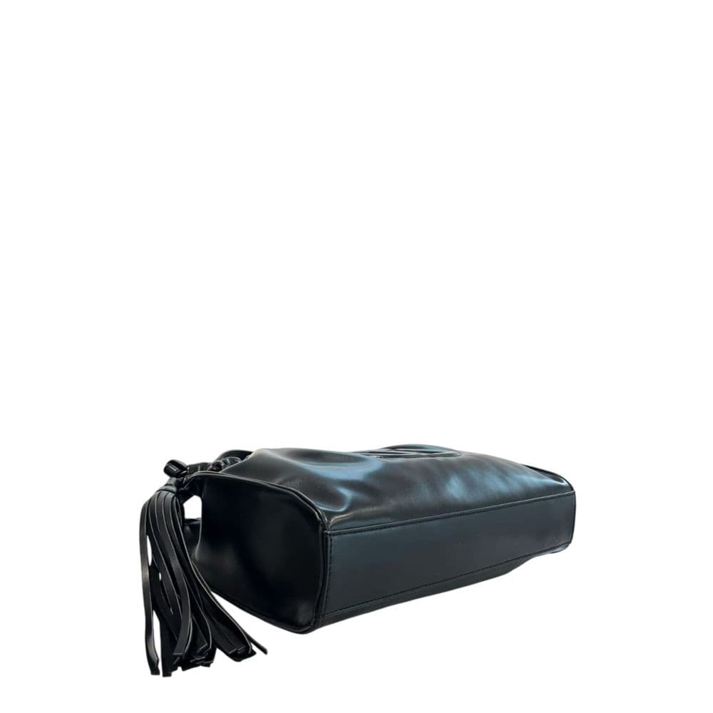 Twinset Black PU Women Shoulder Bag - 4