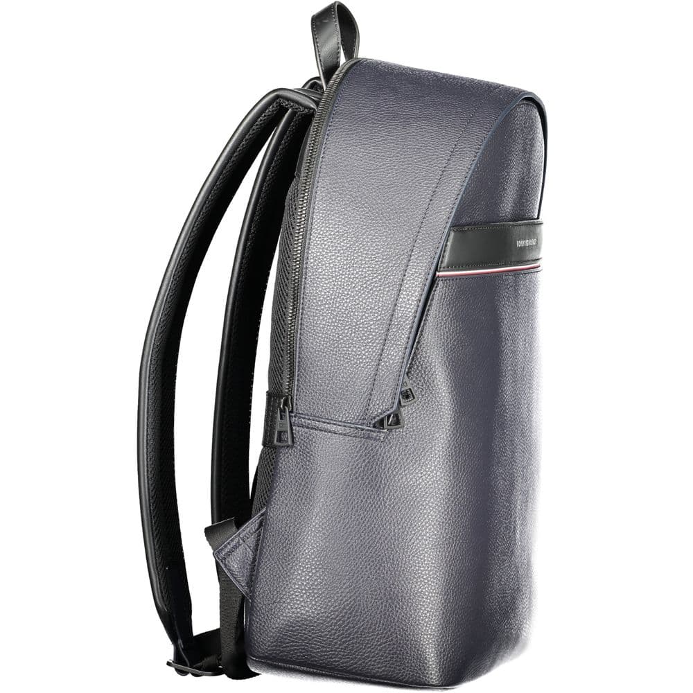 Tommy Hilfiger Blue Polyurethane Men's Backpack - 3