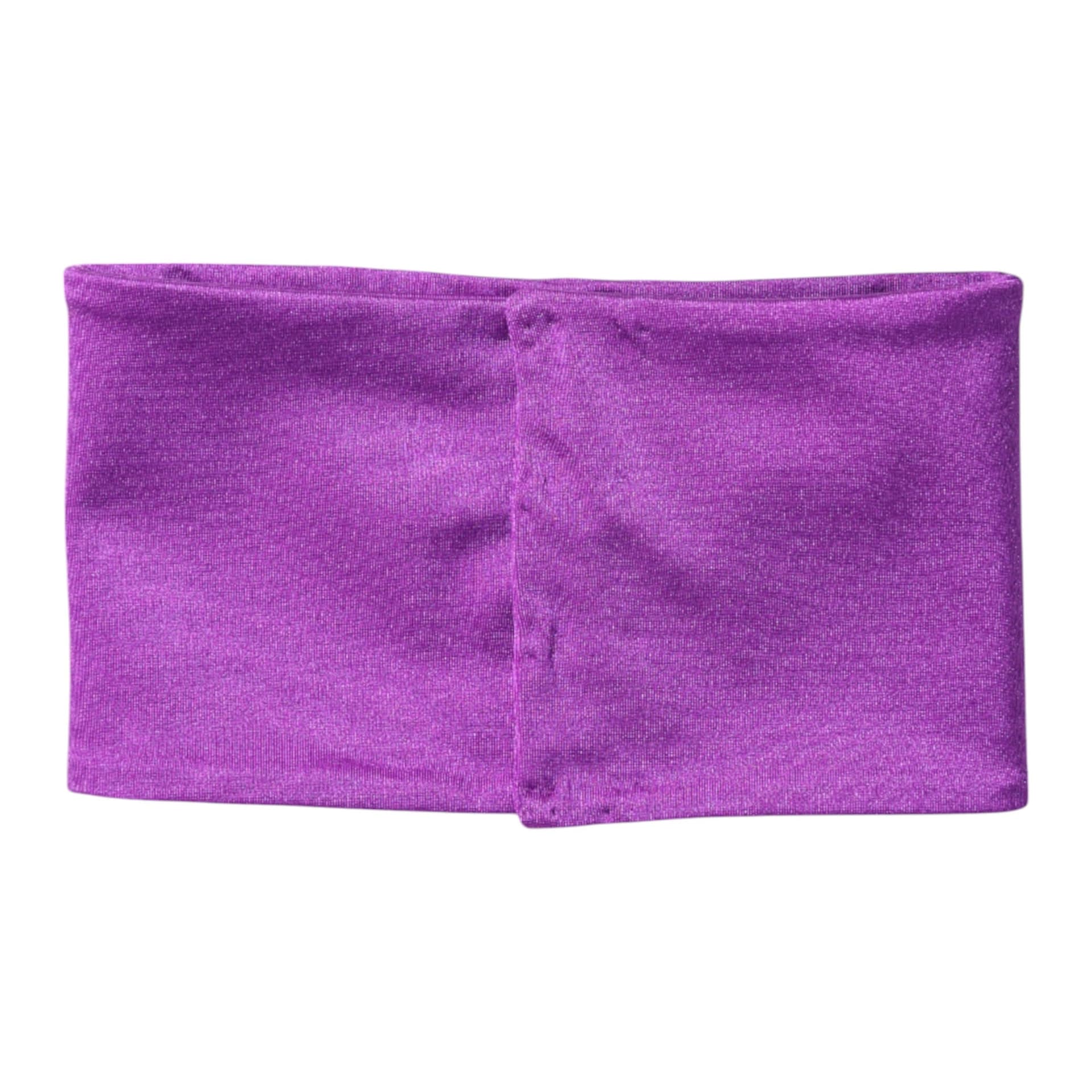 Dolce & Gabbana Purple Nylon Stretch Women Neck Warmer Scarf - 3