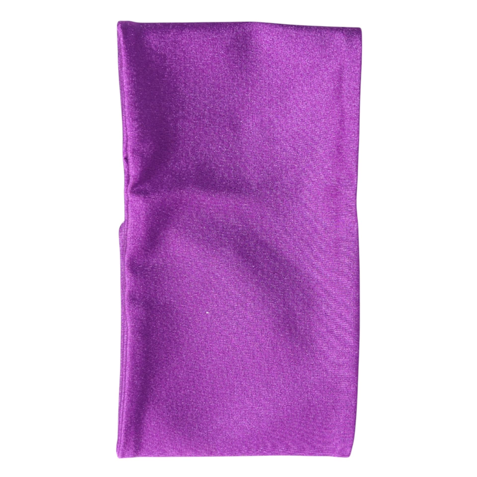 Dolce & Gabbana Purple Nylon Stretch Women Neck Warmer Scarf - 5