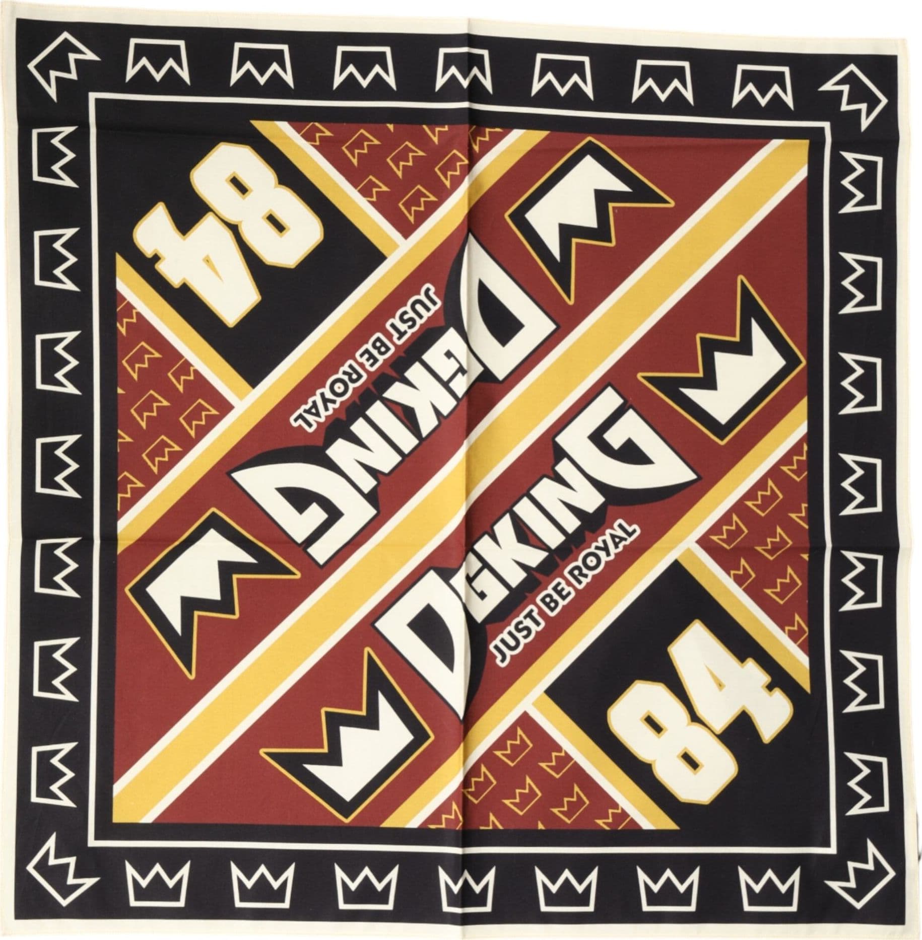 Dolce & Gabbana Multicolor DG King Square Foulard Men 50.5cm x 50cm Scarf - 2