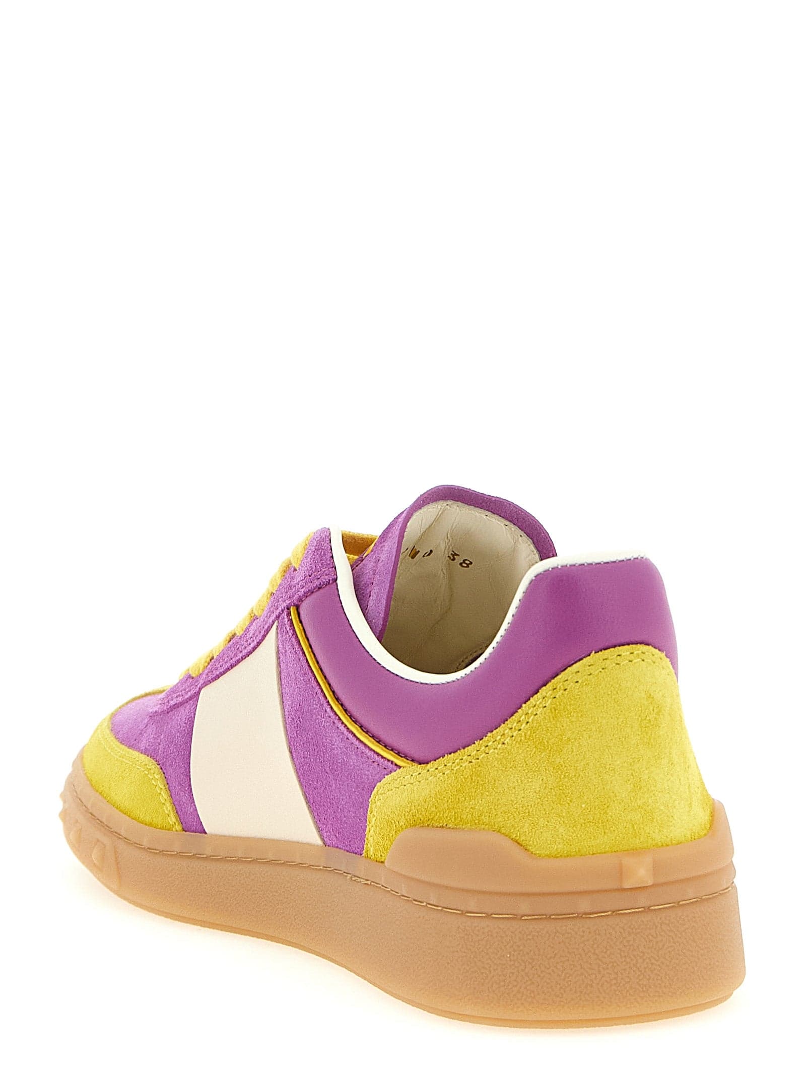 Valentino Garavani Multicolor Calfskin Athletic Sneakers - 3