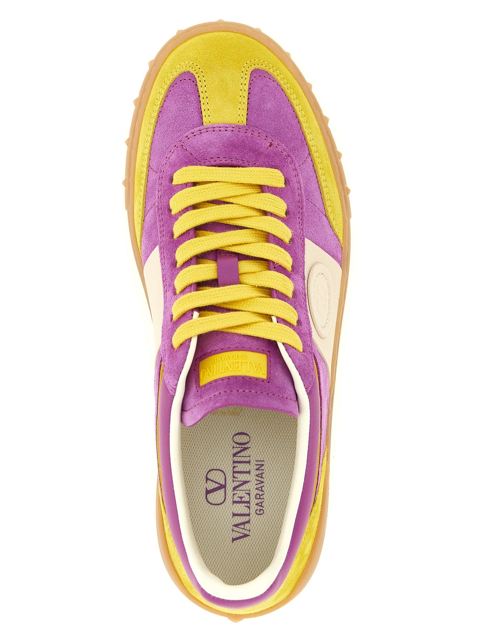 Valentino Garavani Multicolor Calfskin Athletic Sneakers - 4