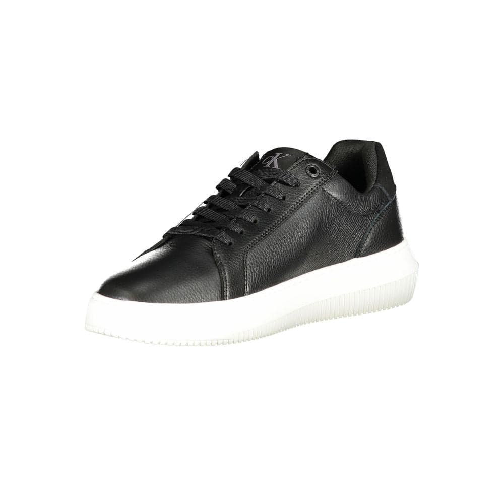 Calvin Klein Black Polyurethane Men Sneaker - 3