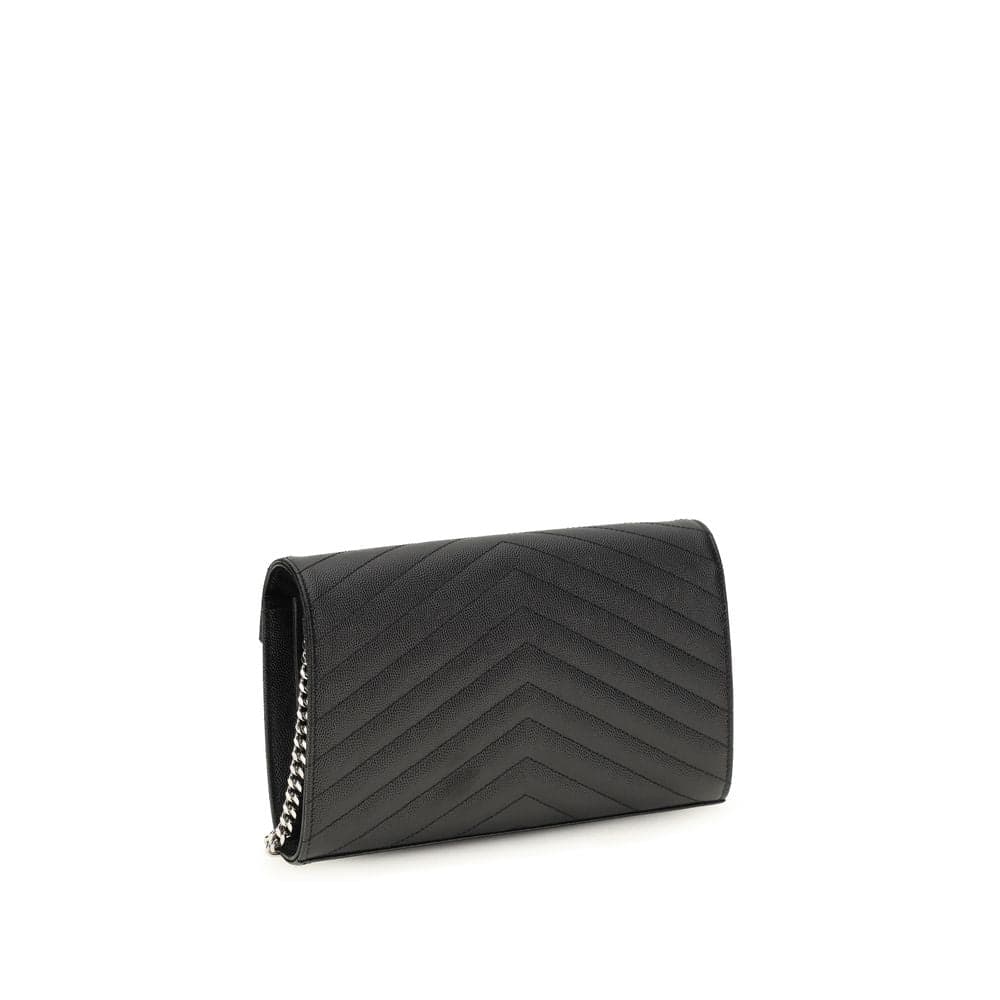 Saint Laurent Black Calf Leather Bos Taurus Wallet - 3