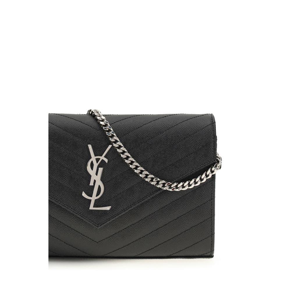 Saint Laurent Black Calf Leather Bos Taurus Wallet - 4