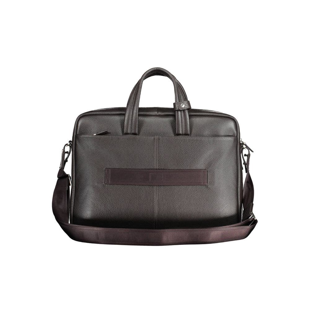 Piquadro Brown Leather Men's Bag - 2
