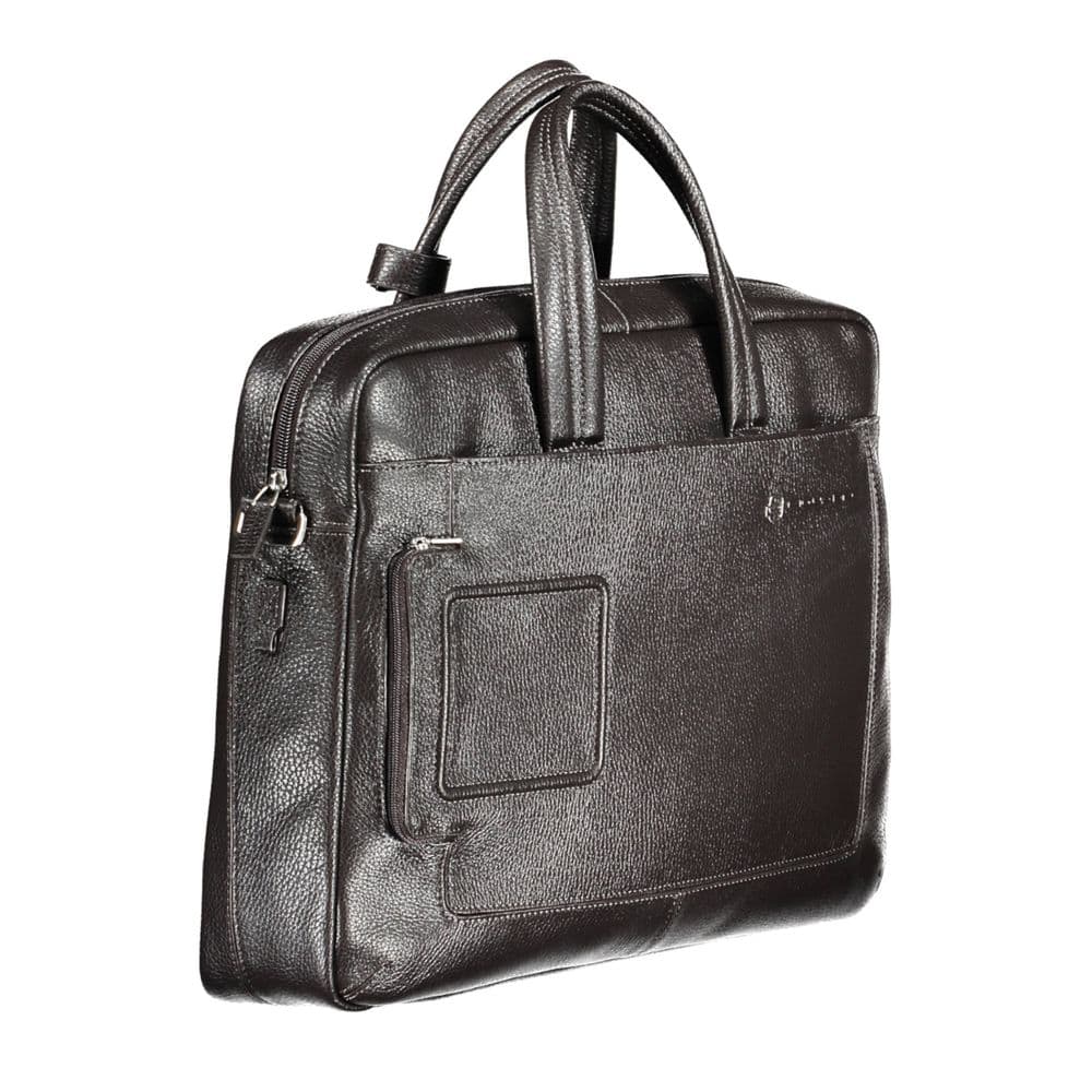 Piquadro Brown Leather Men's Bag - 3