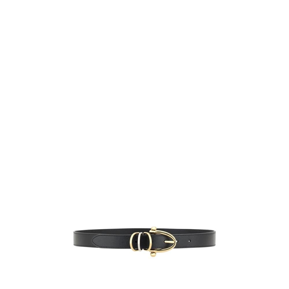 Chloé Black Calf Leather Bos Taurus Regular Belt - 2