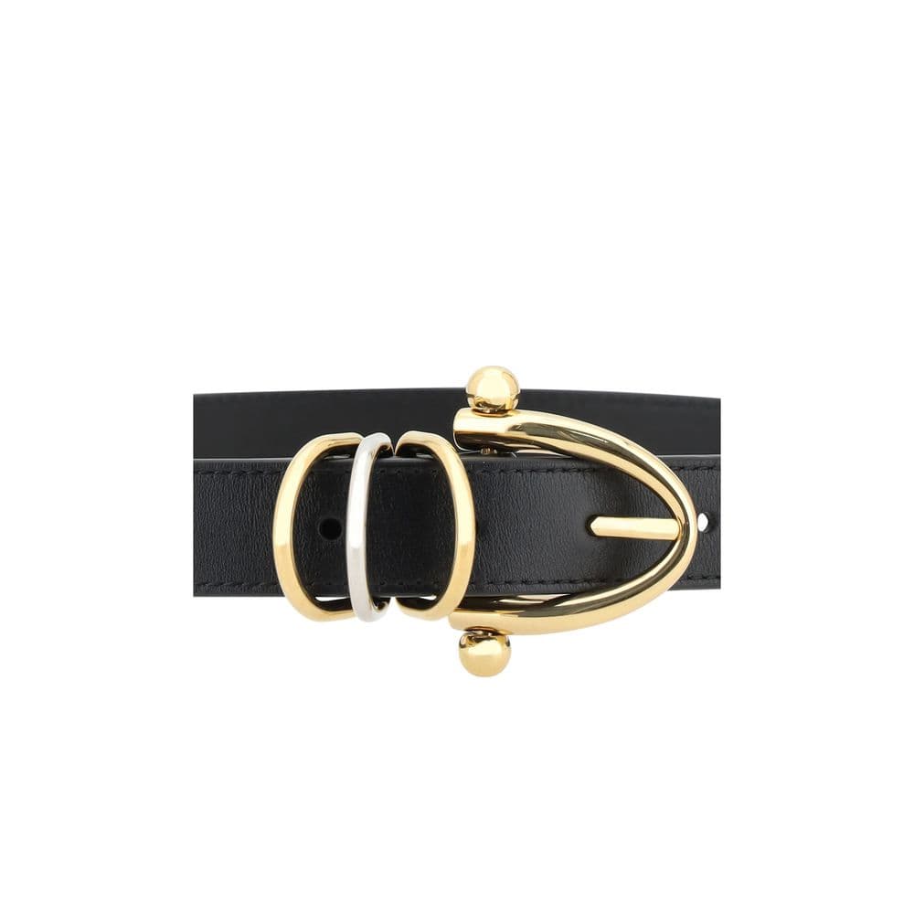 Chloé Black Calf Leather Bos Taurus Regular Belt - 3