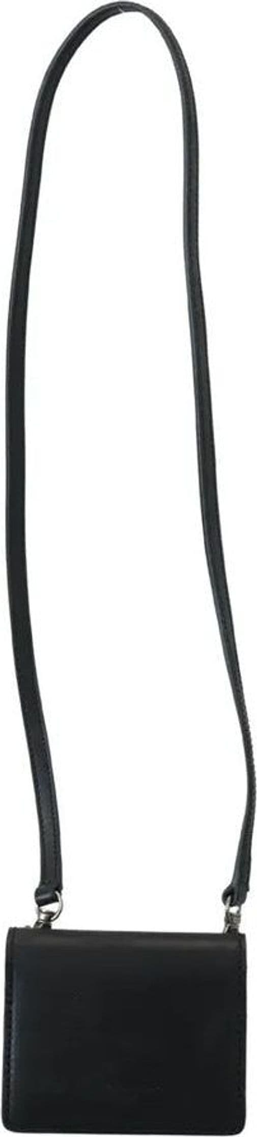 Dolce & Gabbana Black Leather Bifold Shoulder Sling Women Wallet - 3