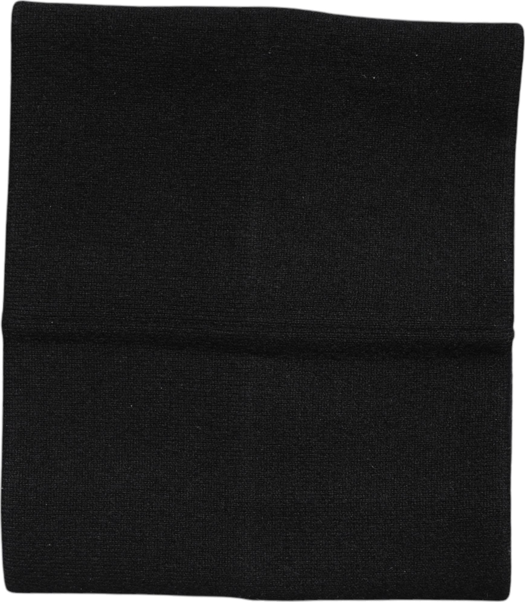 Dolce & Gabbana Black Cashmere Knitted Neck Warmer Foulard Scarf - 3