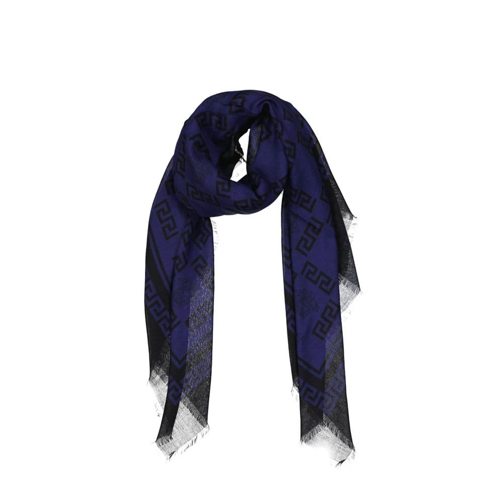 Versace Blue Modal Scarf - 2