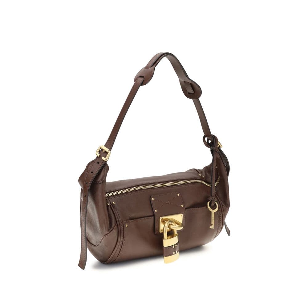 Chloé Brown Calf Leather Bos Taurus Shoulder Bag - 2