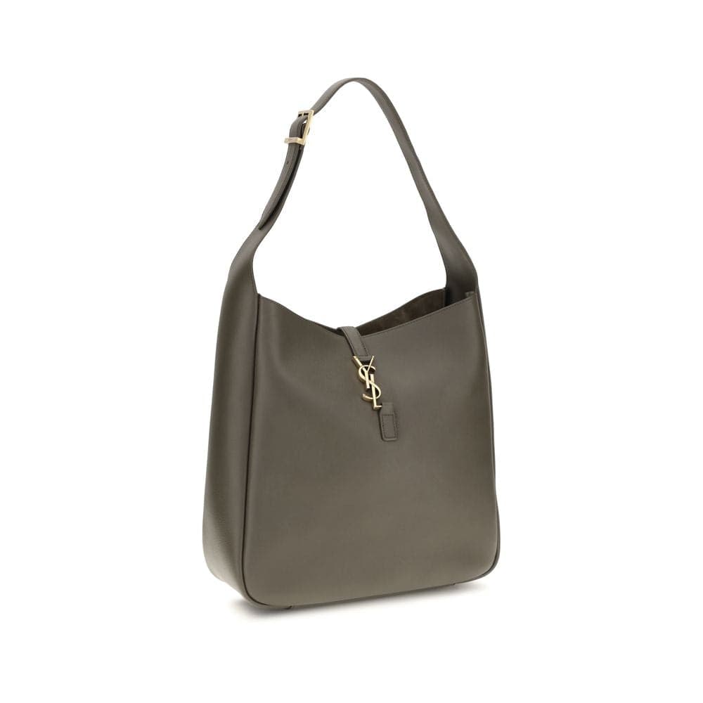 Saint Laurent Bicolor Calf Leather Bos Taurus Shoulder Bag - 2