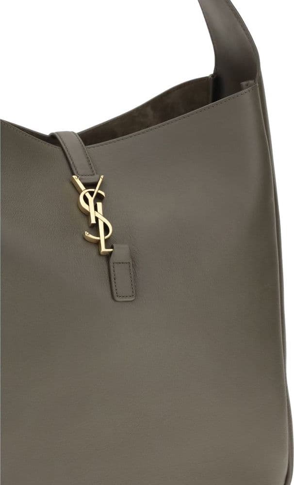 Saint Laurent Bicolor Calf Leather Bos Taurus Shoulder Bag - 4