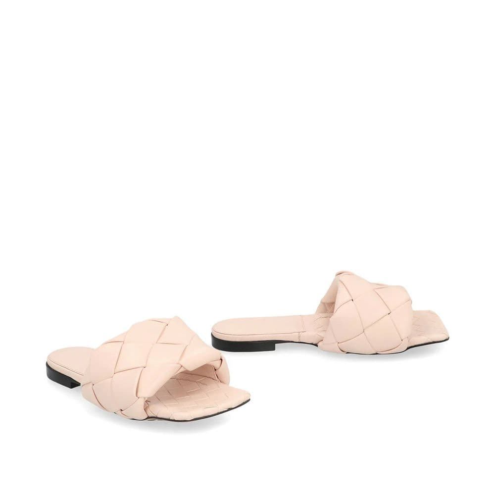 Bottega Veneta Multicolor Leather Flat Sandals - 2