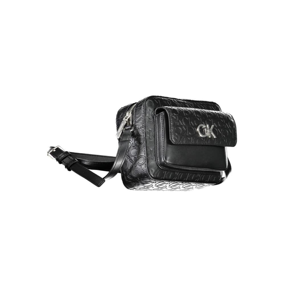 Calvin Klein Black Polyester Women's Shoulder Bag - 2