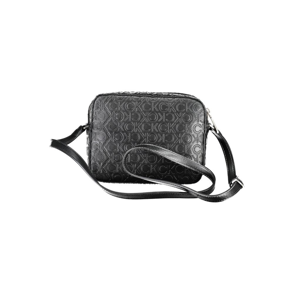 Calvin Klein Black Polyester Women's Shoulder Bag - 3