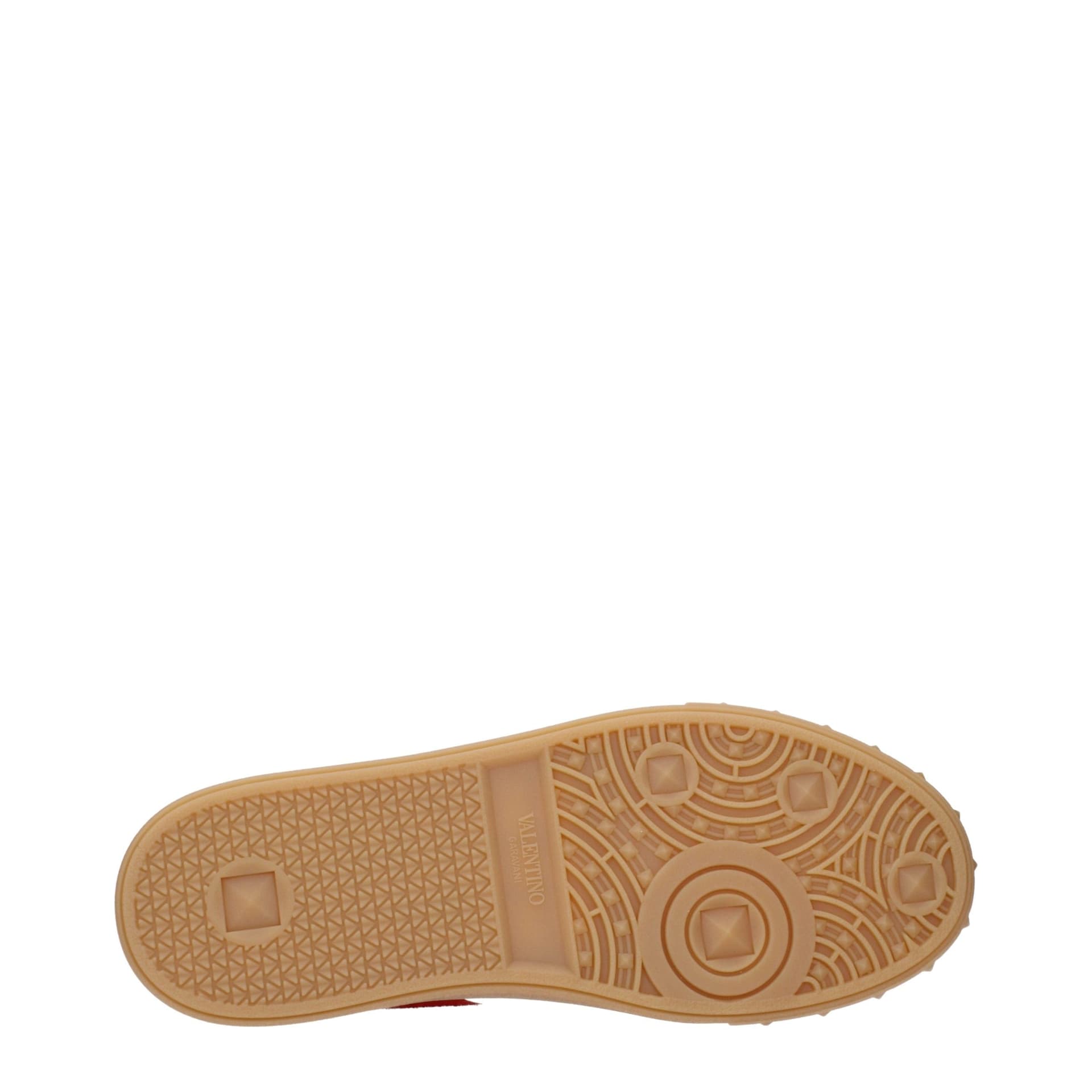 Valentino Garavani Red Leather Low Top Sneakers - 5