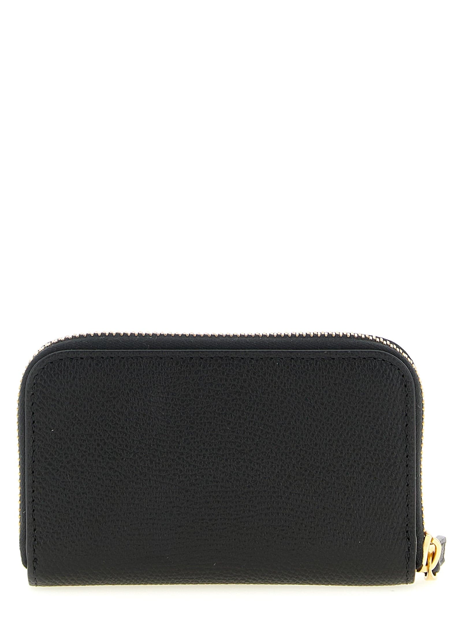 Valentino Garavani Black Calfskin Cardholder - 2