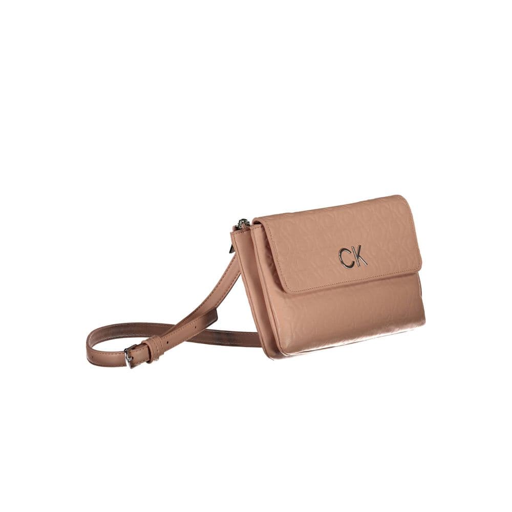 Calvin Klein Rosa Polyester Women Shoulder Bag - 3