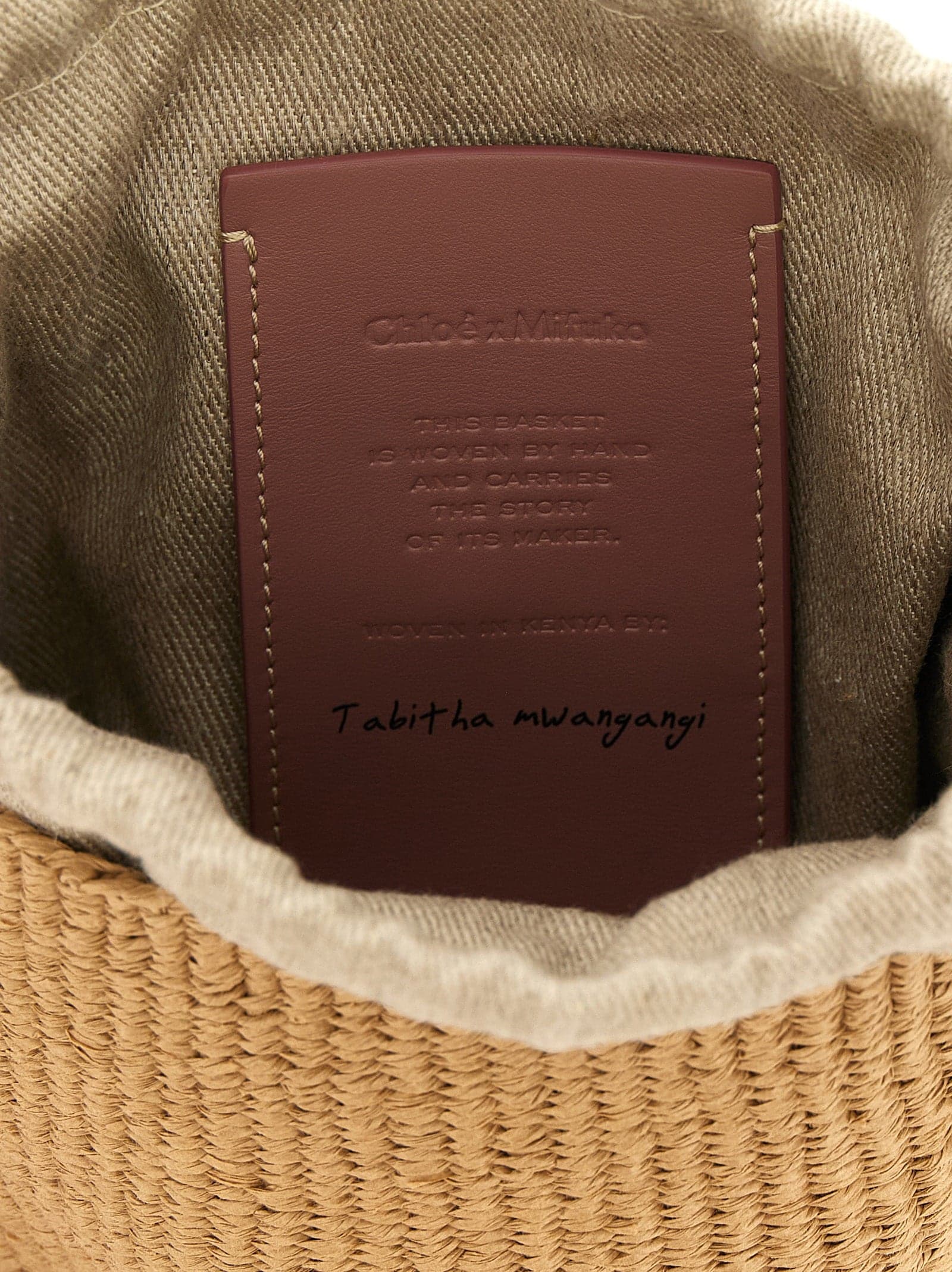 Chloé Beige Paper Handbag - 4